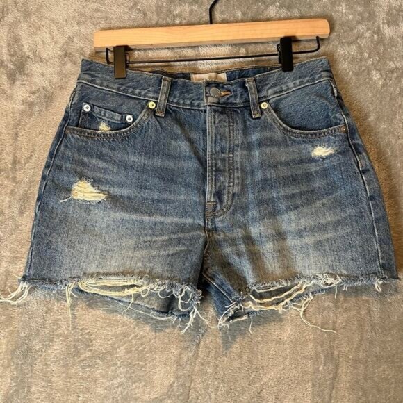 Everlane The Relaxed 90s Shorts Organic Cotton Size 27 - Picture 1 of 6